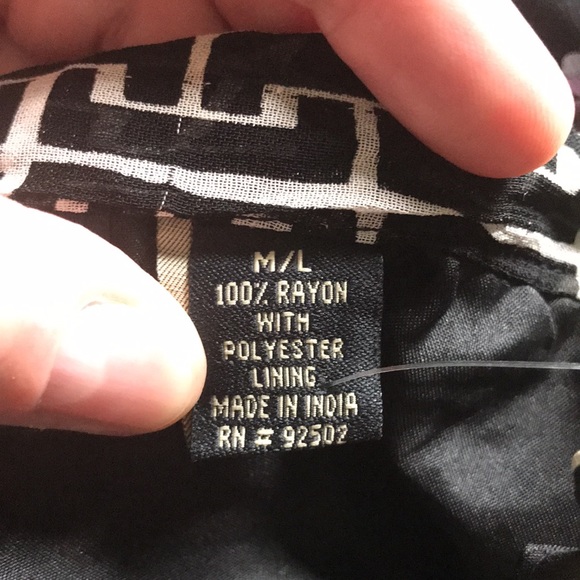 SACRED THREADS 2 tiered multi patterned tapestry skirt Size M/L Brand New - Picture 8 of 11